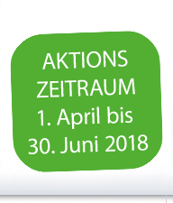 Aktionszeitraum von März bis Juni 2016